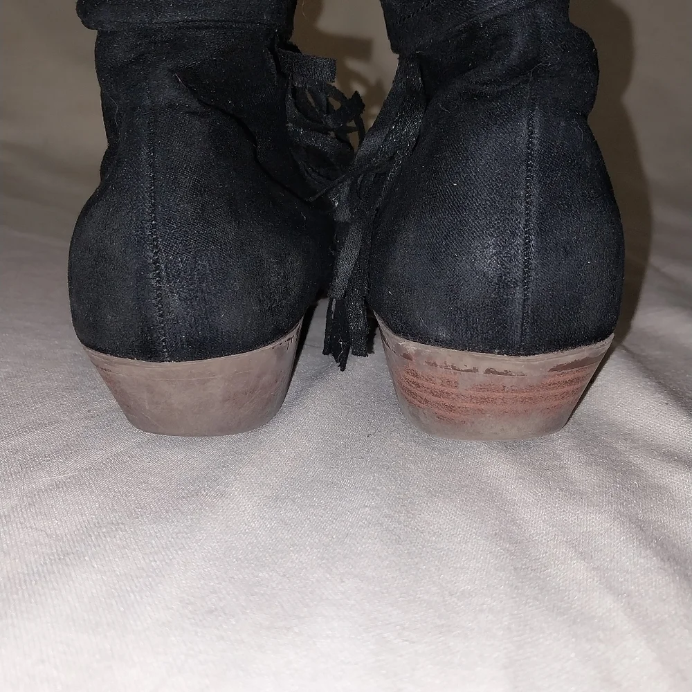 Sam Edelman Petty Frida Black Ankle Boots  Size 2
